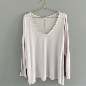 URBAN OUTFITTERS Long Sleeve Top - Ivory